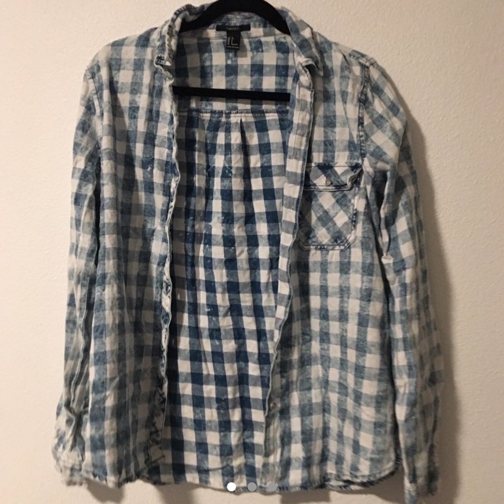 Blue cardigan